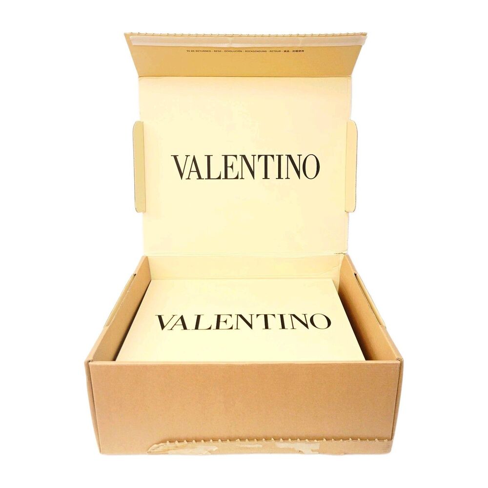 Valentino Large Empty Gift Box 15.75" x 14"×4" Ribbon Tissue Paper Packaging